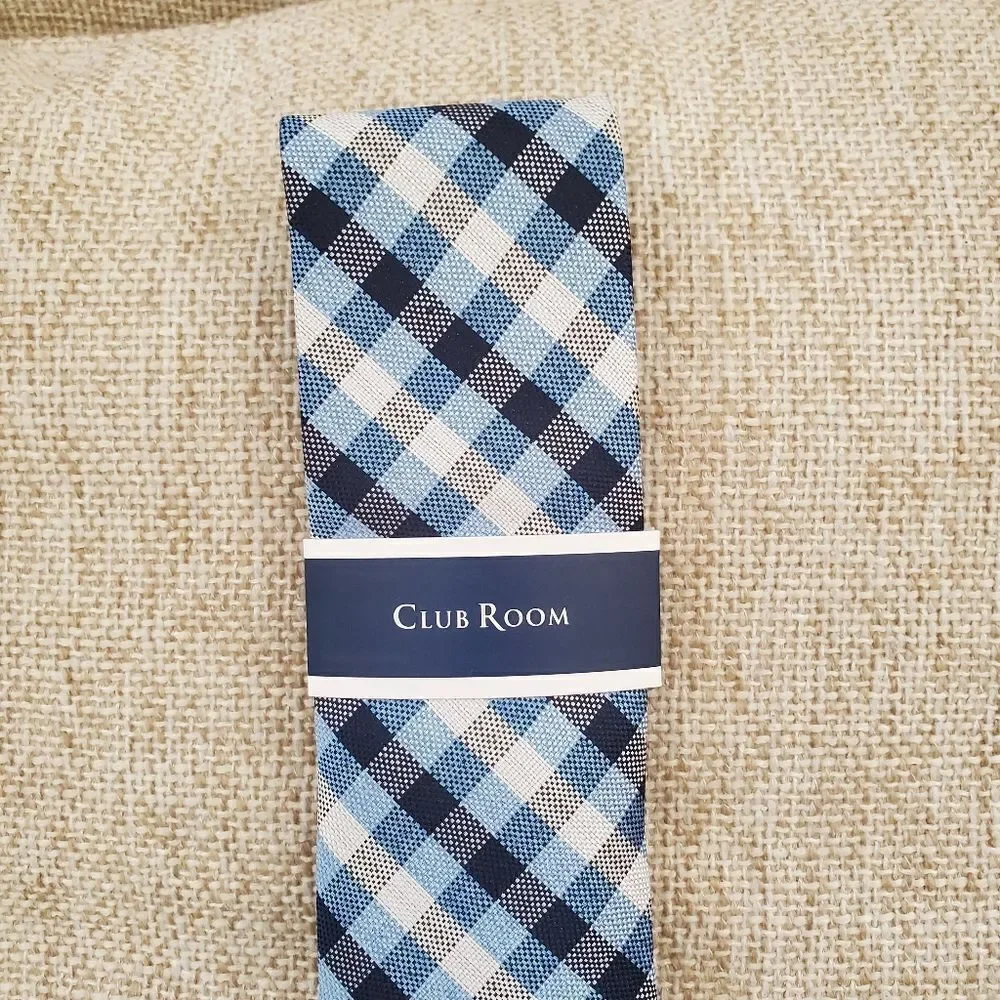 Club Room Classic Fairfield Check Tie